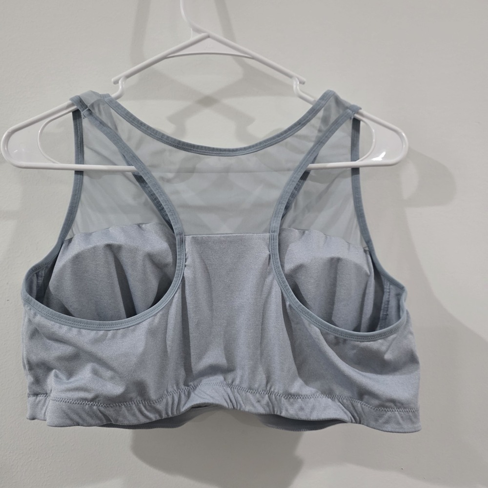 True Womens Sports Bra Size 2X Gray Comfort Padded‎ Wireless - Picture 3 of 4